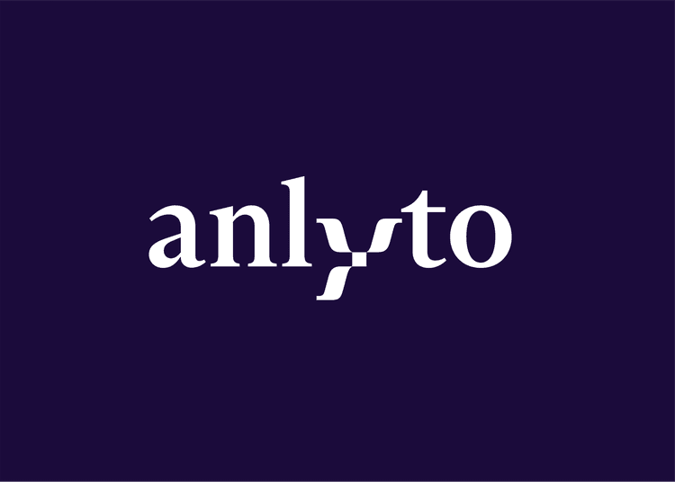 Anlyto logo on dark